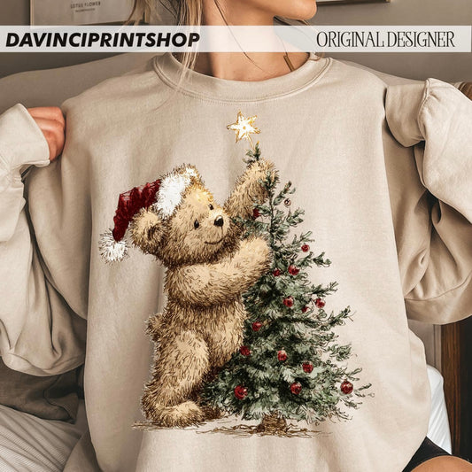 CHRISTMAS TEDDY (SHOPPE SAMPLE)