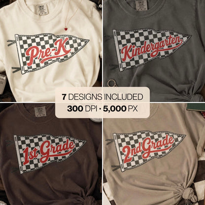 CHECKERED FLAG GRADES (BACK TO SCHOOL SHOPPE DROP)