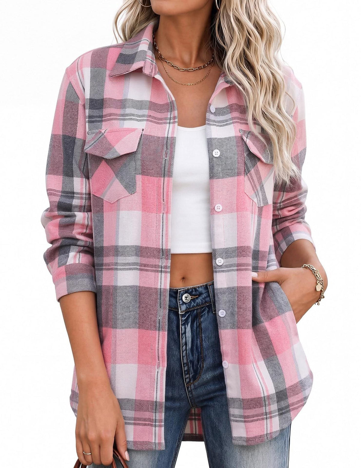 THE BRIELLE PLAID SHACKET (PREORDER 9/26)
