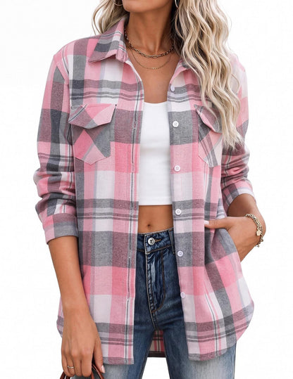 THE BRIELLE PLAID SHACKET (PREORDER 9/26)