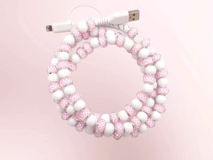 BEADED PHONE CHARGERS (PREORDER 7/4)