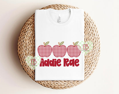 CUSTOM APPLE NAME (BACK TO SCHOOL SHOPPE DROP)