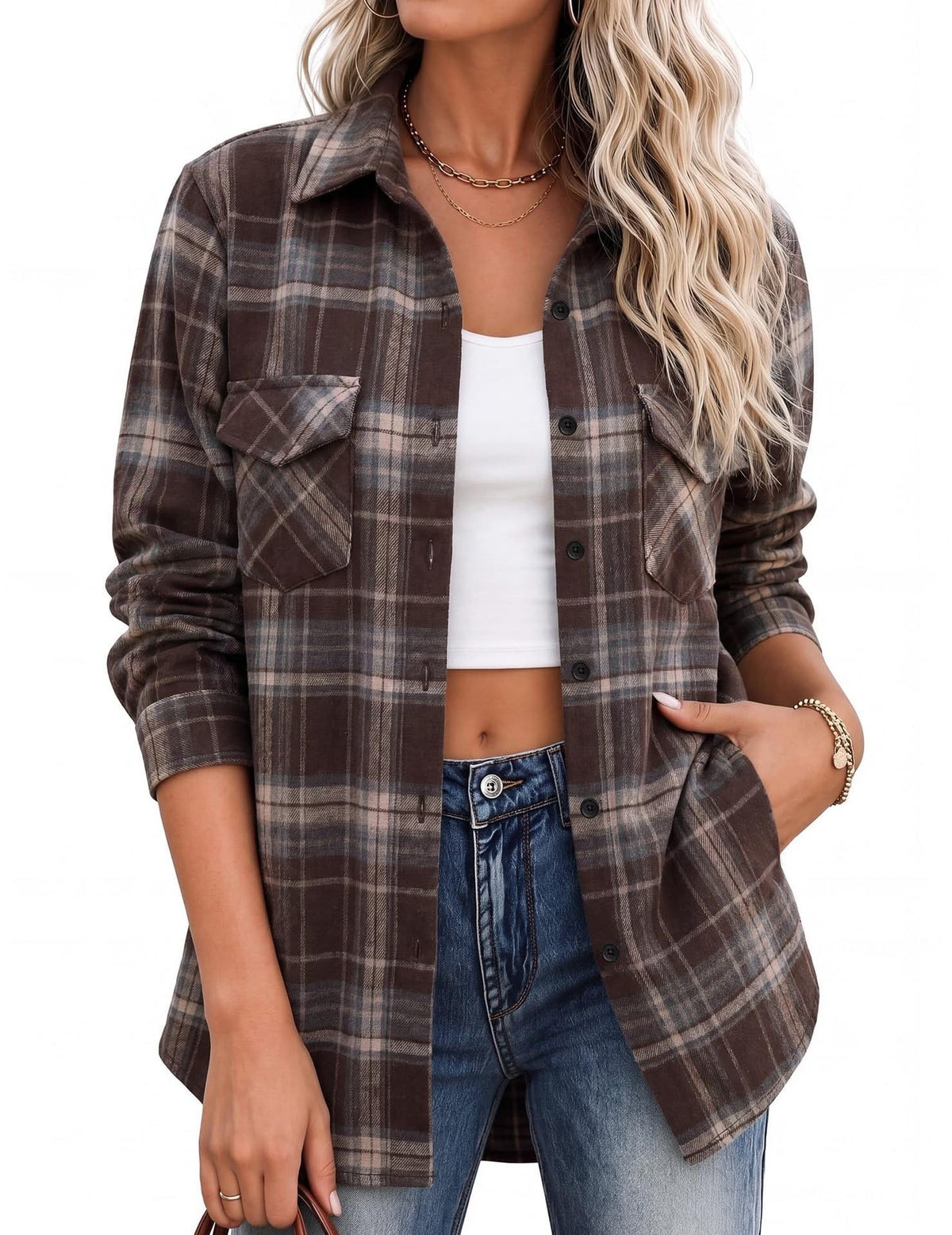 THE BRIELLE PLAID SHACKET (PREORDER 9/26)