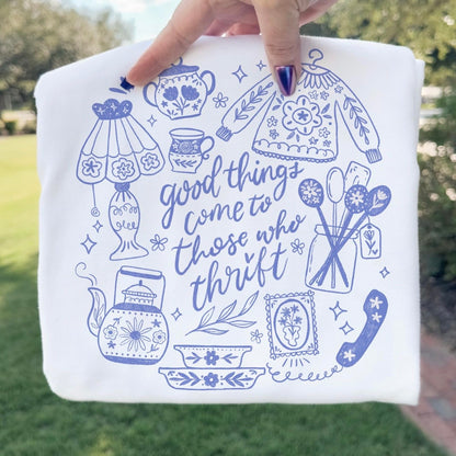 GOOD THINGS COME TO THOSE WHO THRIFT (SHOPPE SCORE)