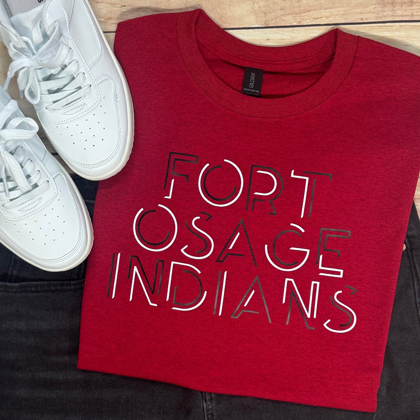 FORT OSAGE INDIANS {CUT-OUT}