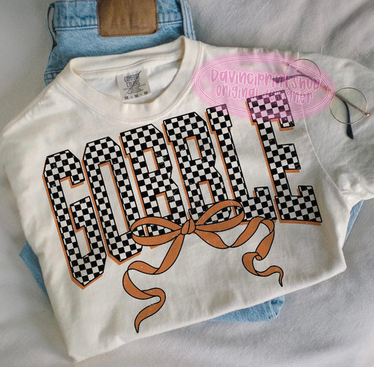 CHECKERED GOBBLE (SHOPPE SAMPLE)