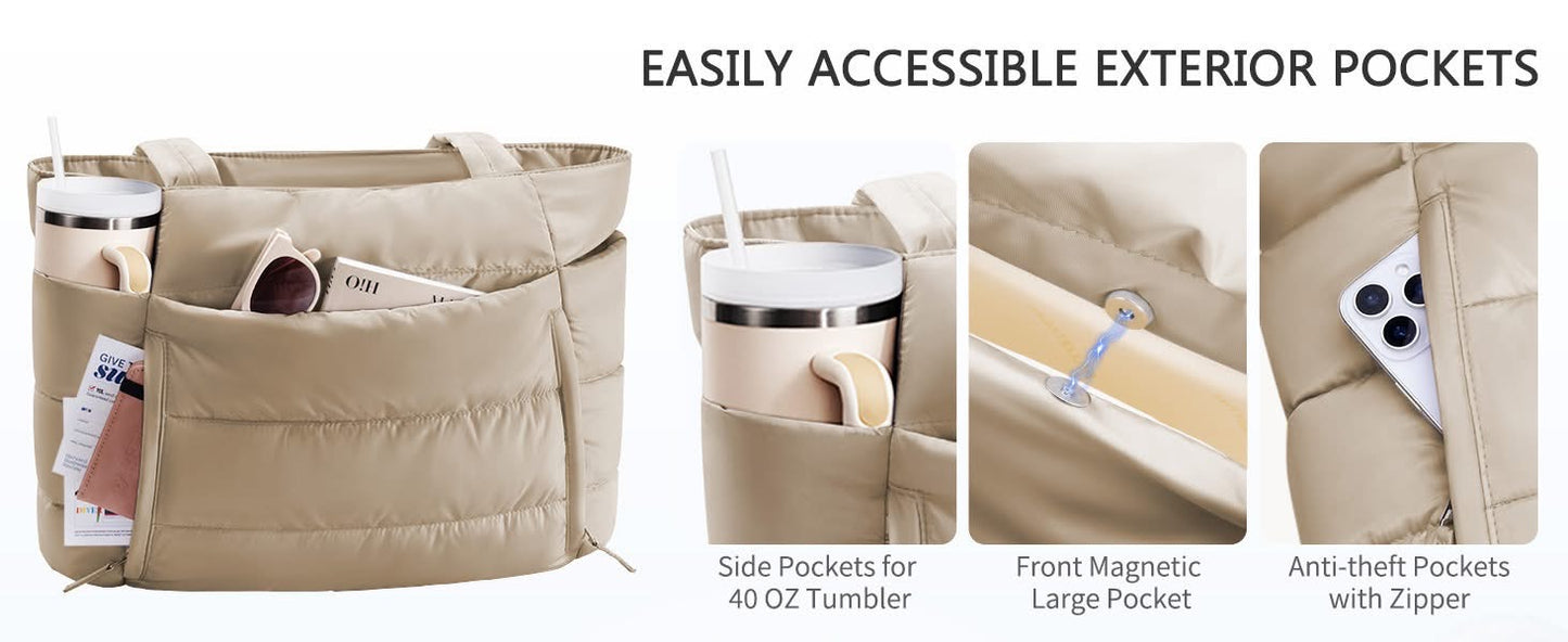 ALL-IN-ONE PUFFER TOTE (PREORDER 5/2)