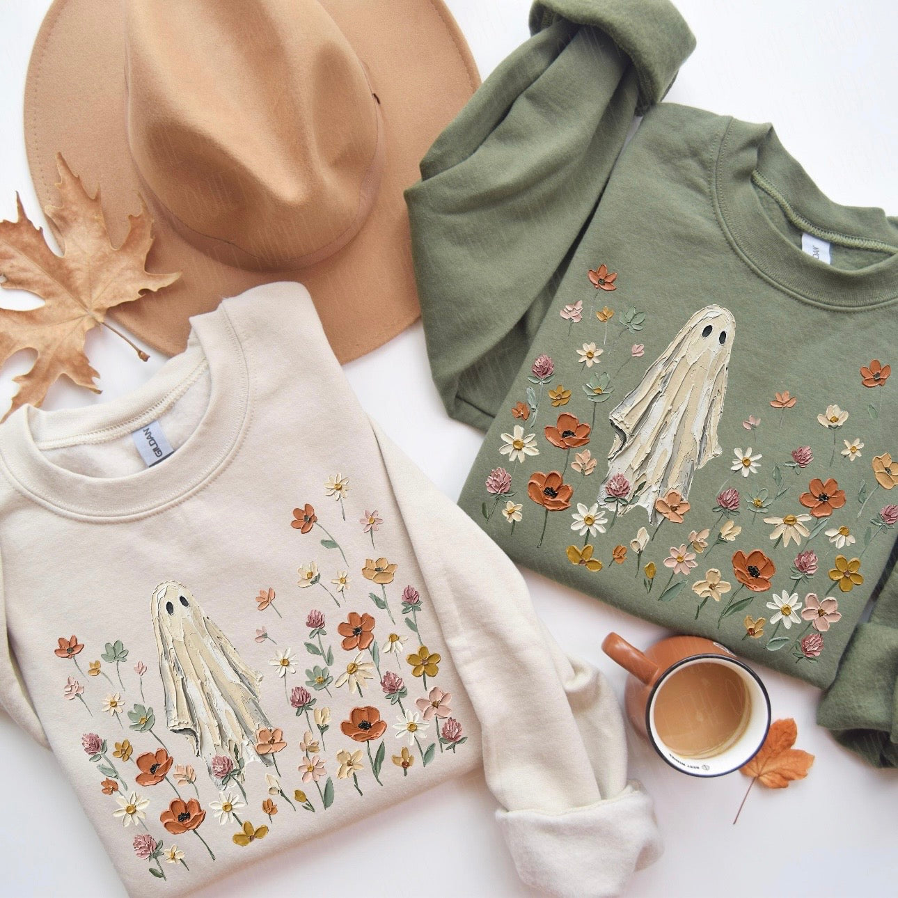 PAINTED GHOST + FLOWERS (SHOPPE SCORE)