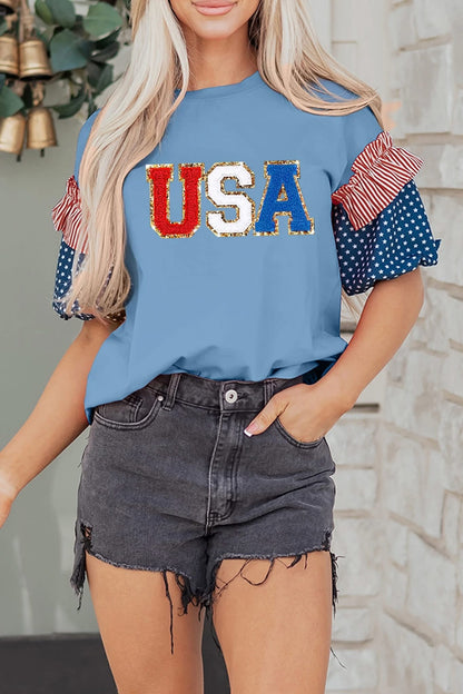 STAR, STRIPES, & RUFFLES TOPS (PREORDER 5/2)