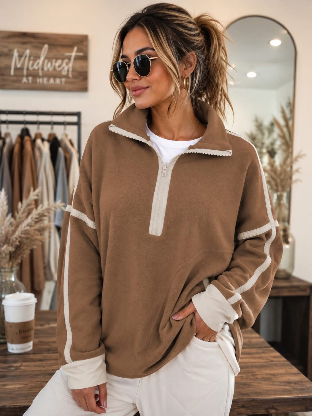 THE SIMONE HALF-ZIP (PREORDER 9/12)