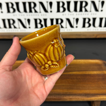 SMALL PUMPKIN VOTIVE {THRIFTY FLAMES}
