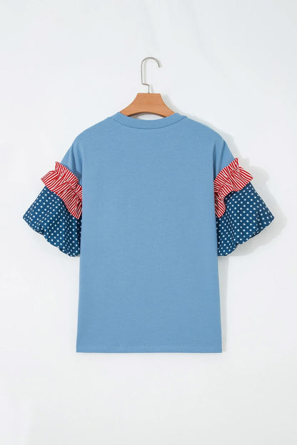 STAR, STRIPES, & RUFFLES TOPS (PREORDER 5/2)