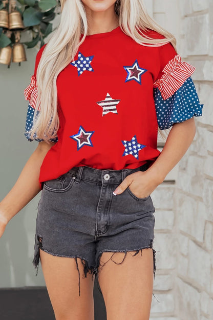 STAR, STRIPES, & RUFFLES TOPS (PREORDER 5/2)