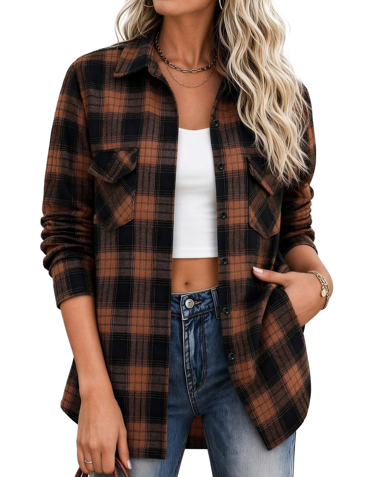 THE BRIELLE PLAID SHACKET (PREORDER 9/26)