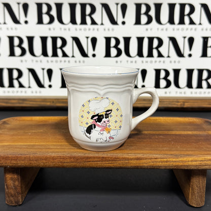 CHEF COW MUG {THRIFTY FLAMES}