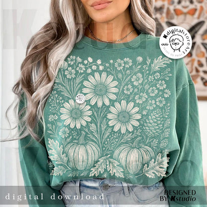 FLOWERS + PUMPKINS (SHOPPE SAMPLE)