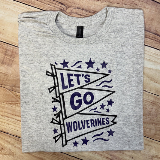 LET’S GO WOLVERINES PENNANTS