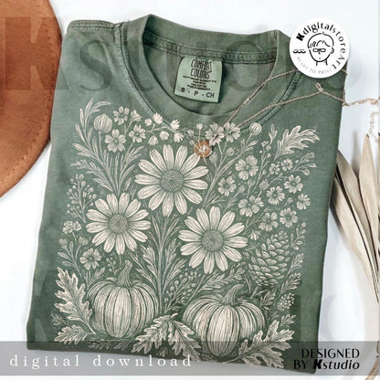 FLOWERS + PUMPKINS (SHOPPE SAMPLE)