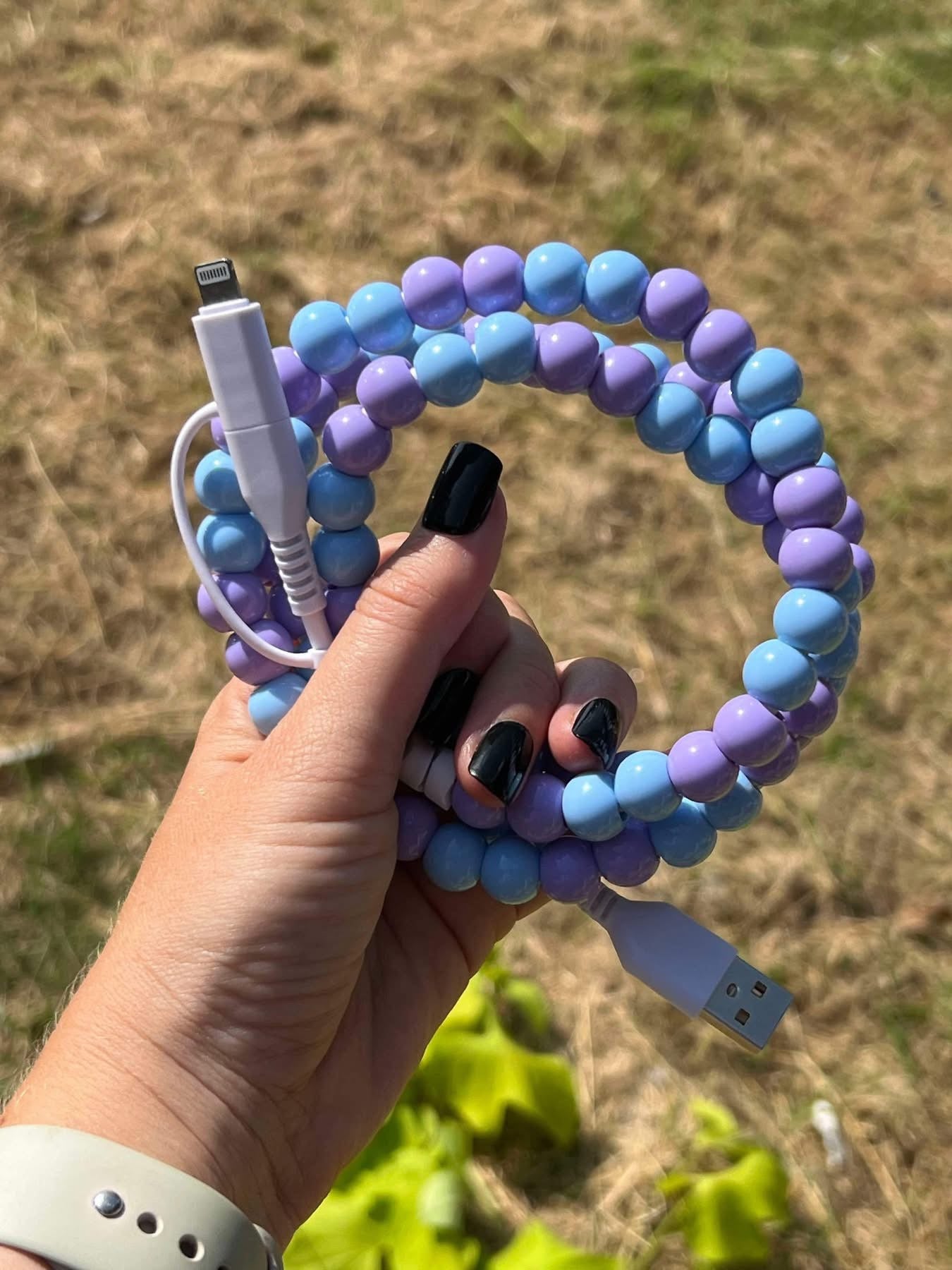 BEADED PHONE CHARGERS (PREORDER 7/4)