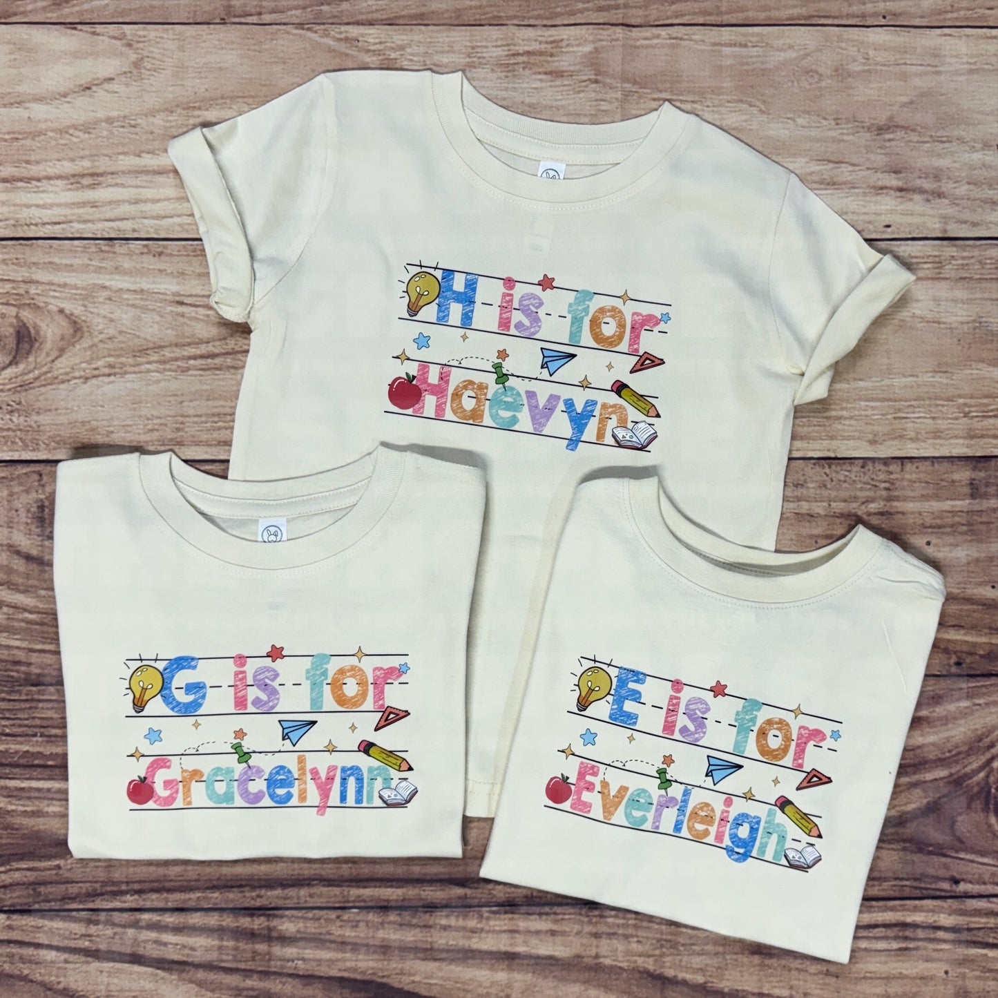 CUSTOM LETTER IS FOR NAME