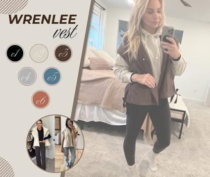 THE WRENLEE FLEECE VEST (PREORDER 9/26)