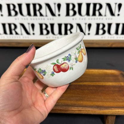 SMALL FRUIT BOWL {THRIFTY FLAMES}