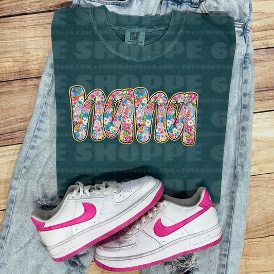 FLORAL NANA, MAMA, MIMI, GIGI, OR GRAMMY