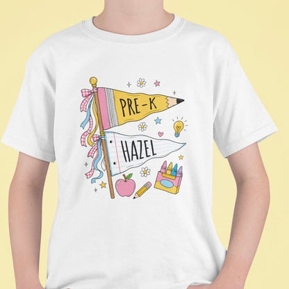 CUSTOM FLAGS NAMES + GRADES (BACK TO SCHOOL SHOPPE DROP)