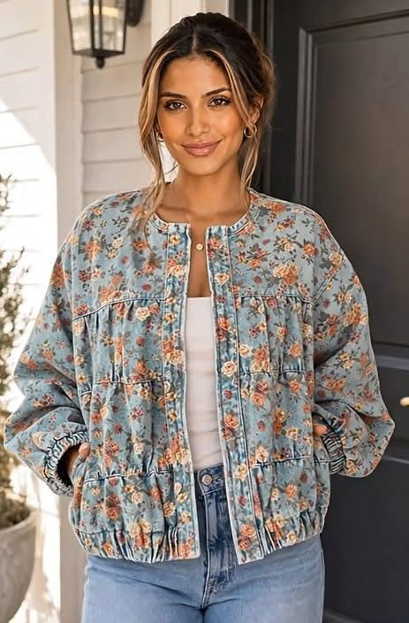 THE MEADOWBROOK FLORAL JACKET (PREORDER 9/12)