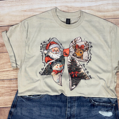 CHRISTMAS CHARACTERS BOW