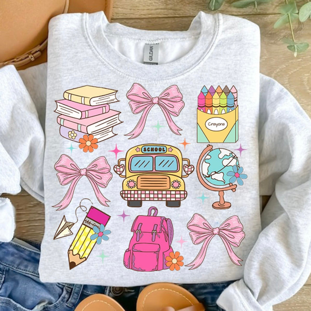 GIRLY SCHOOL COLLAGE (BACK TO SCHOOL SHOPPE DROP)