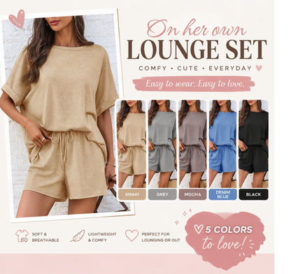 ON HER OWN LOUNGE SET (PREORDER 7/4)