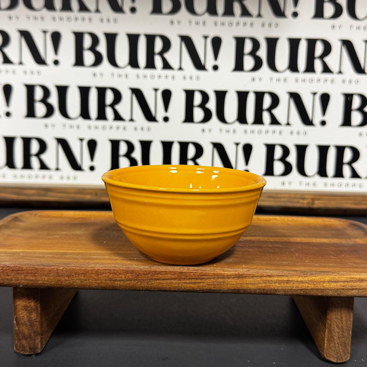 MUSTARD BOWL {THRIFTY FLAMES}