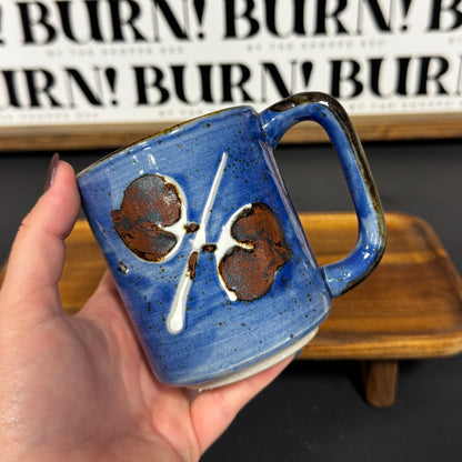 BLUE VINTAGE MUG {THRIFTY FLAMES}