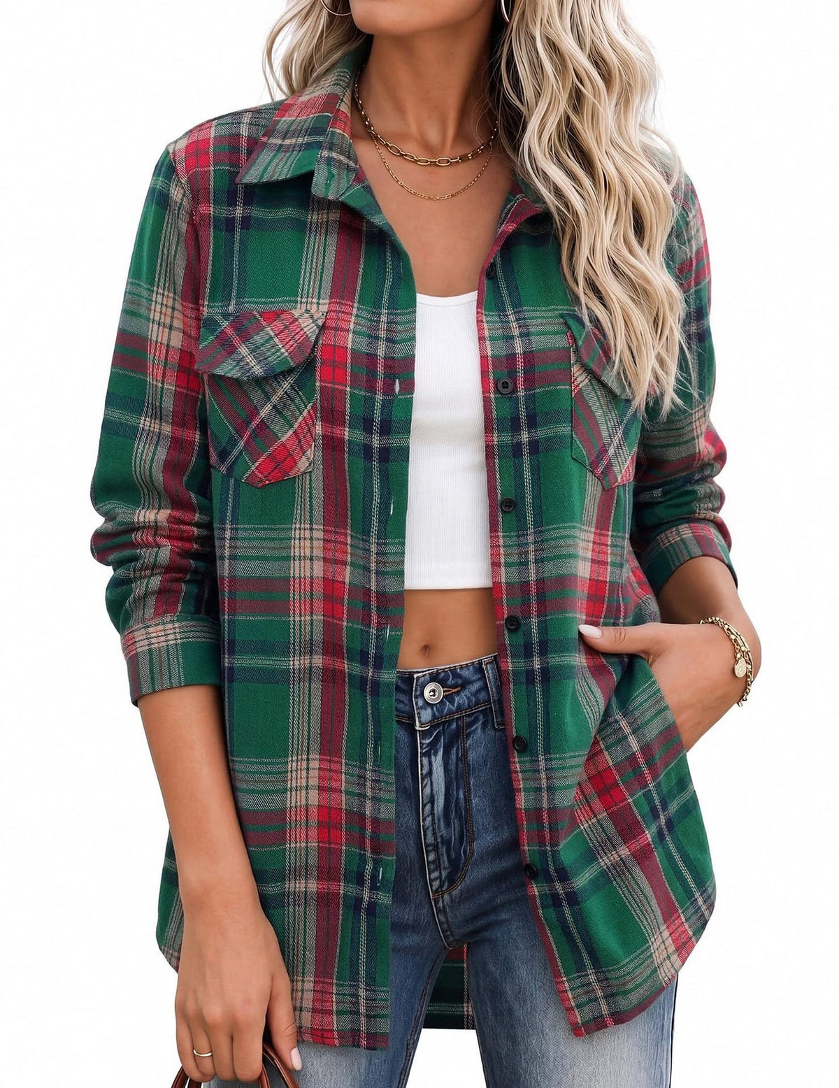THE BRIELLE PLAID SHACKET (PREORDER 9/26)