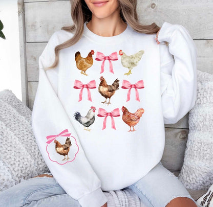 CHICKENS & BOWS COLLAGE (SHOPPE SAMPLE)