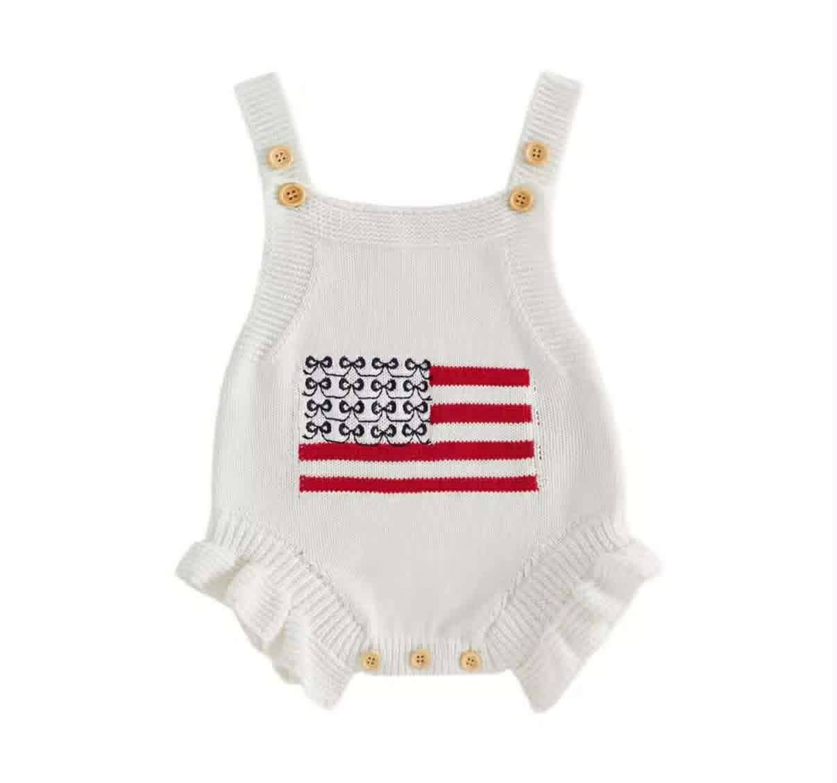 THE ZOIE FLAG ONESIE (PREORDER 5/2)