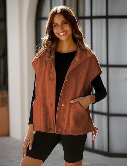 THE WRENLEE FLEECE VEST (PREORDER 9/26)