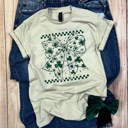 COQUETTE SHAMROCK BOW