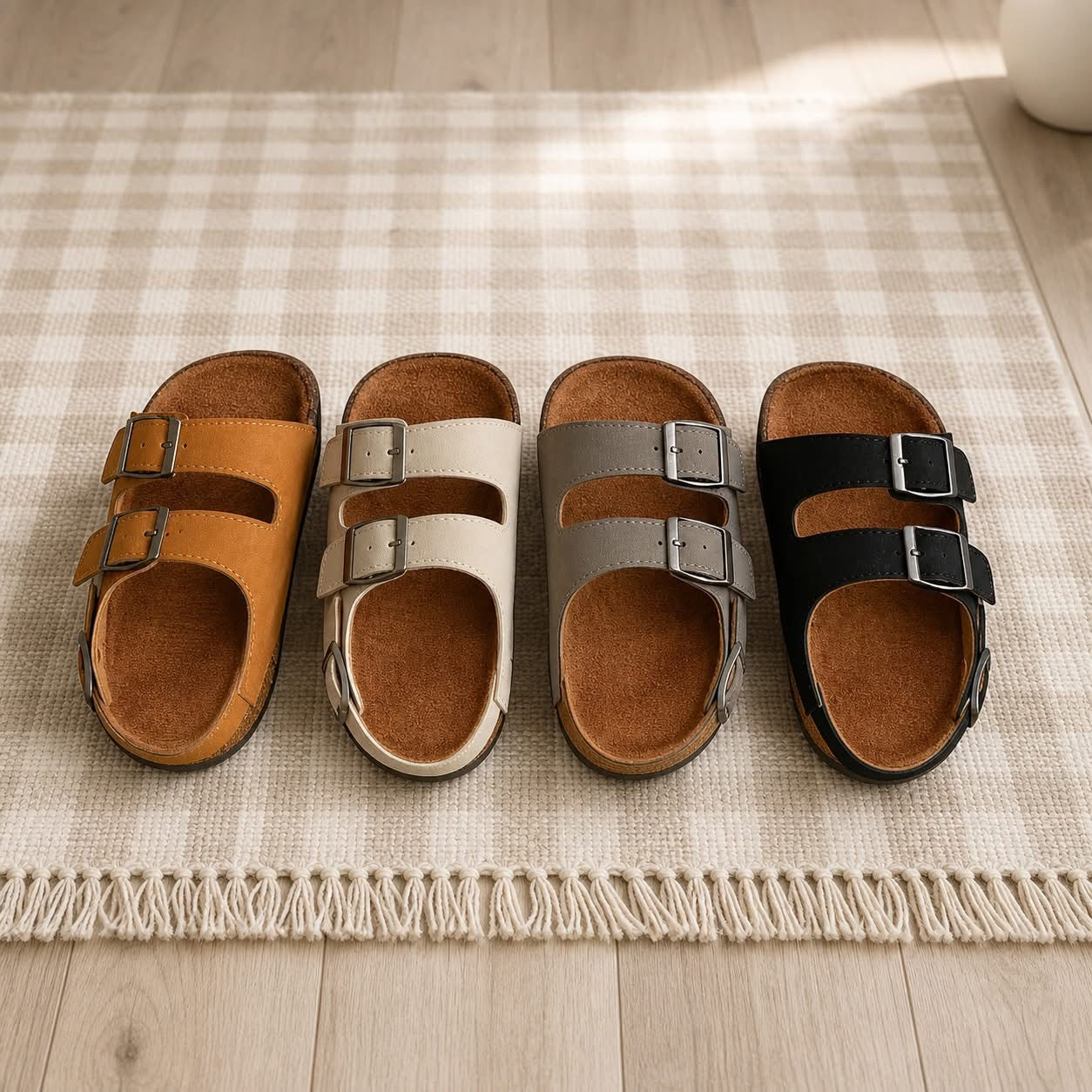 DOUBLE BUCKLE KIDS SANDALS (PREORDER 6/27)