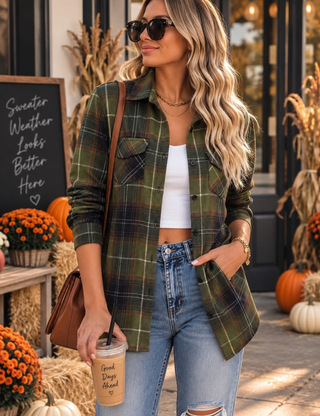THE BRIELLE PLAID SHACKET (PREORDER 9/26)