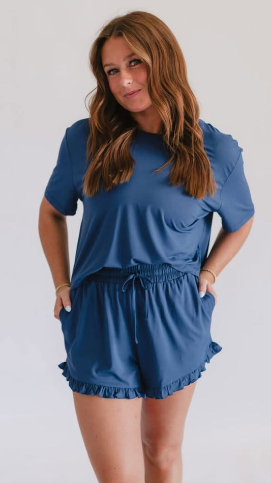 MATCHING RUFFLE SHORT SETS (PREORDER 5/2)