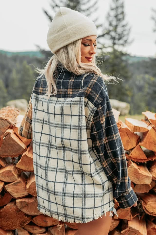 THE HAISLEY PLAID TOP (PREORDER 8/8)