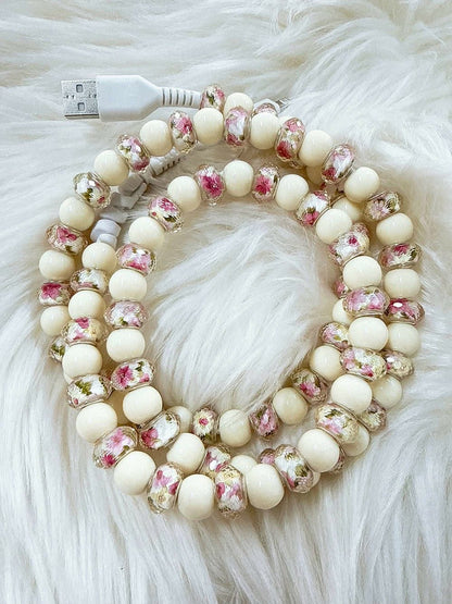 BEADED PHONE CHARGERS (PREORDER 7/4)