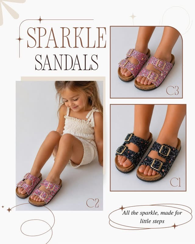 SPARKLE SANDALS (PREORDER 6/27)