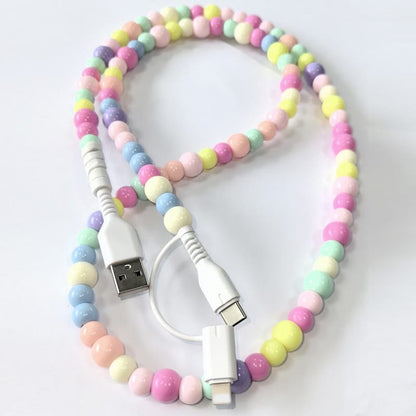 BEADED PHONE CHARGERS (PREORDER 7/4)