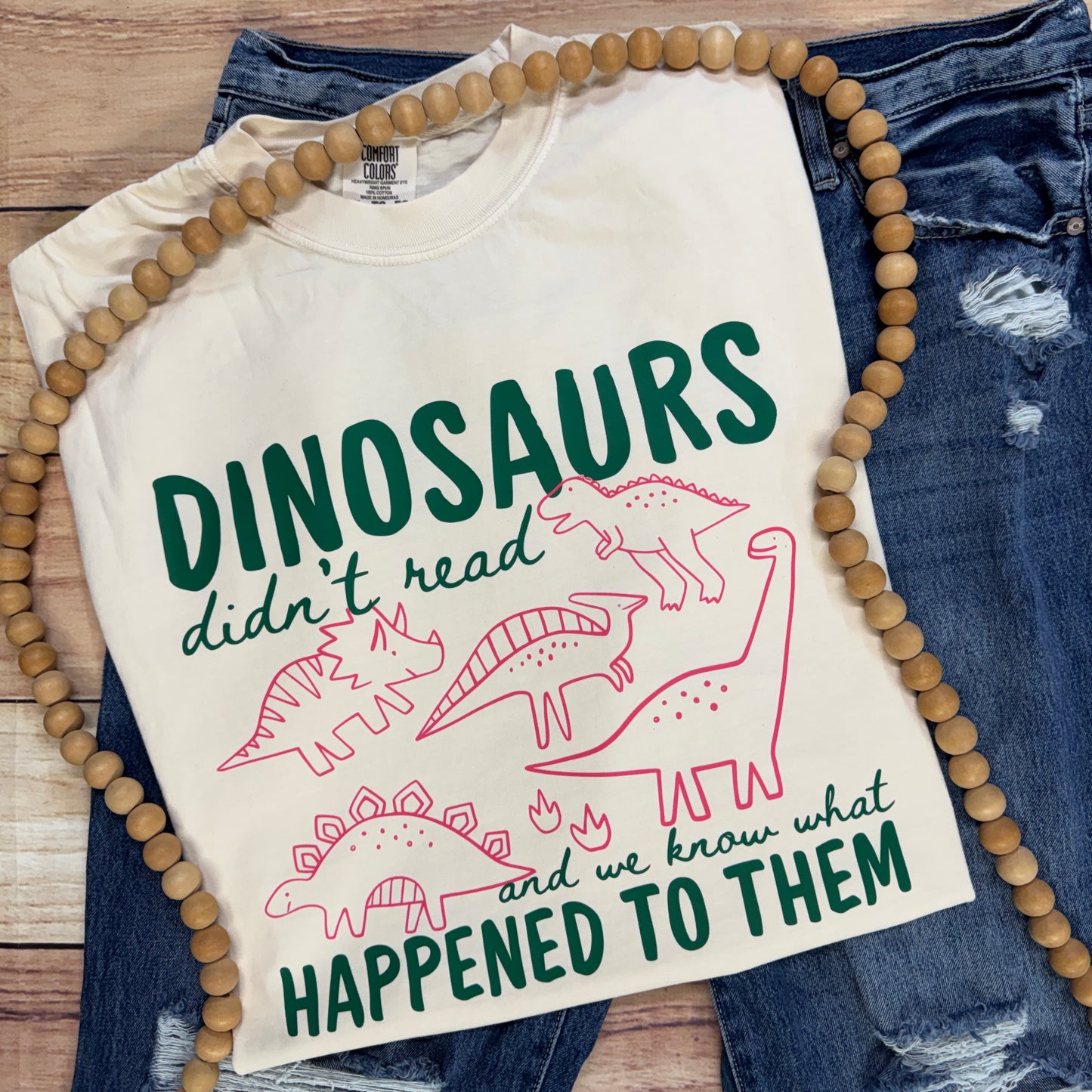 DINOSAURS DIDN’T READ..