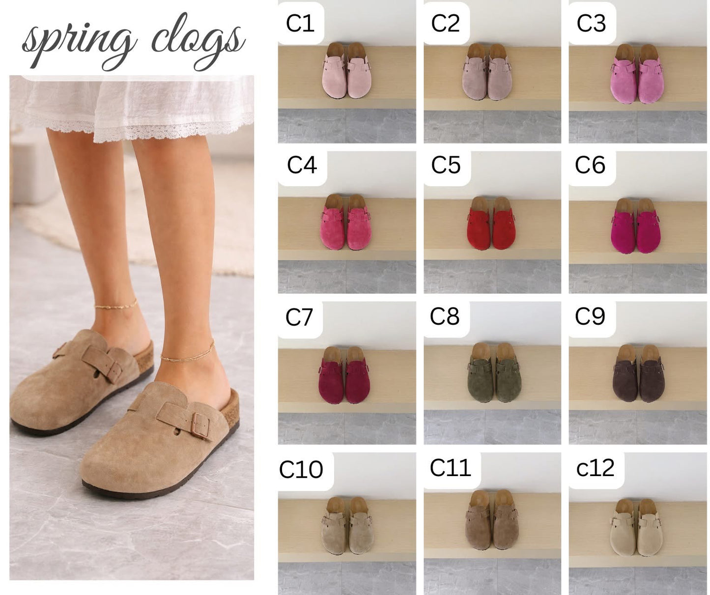 SPRING CLOGS (PREORDER 8/8)