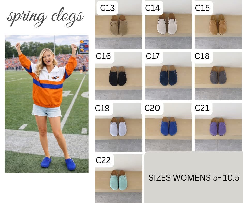 SPRING CLOGS (PREORDER 8/8)