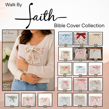 WALK BY FAITH BIBLE COVER COLLECTION (PREORDER 7/4)